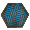 Modern Geometric Trivet - Teal