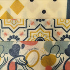 Beeswax Food Wrap Set of 3 - (A) Modernism