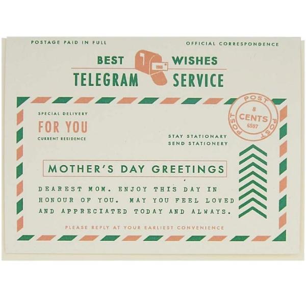 Mother's Day Telegram Card