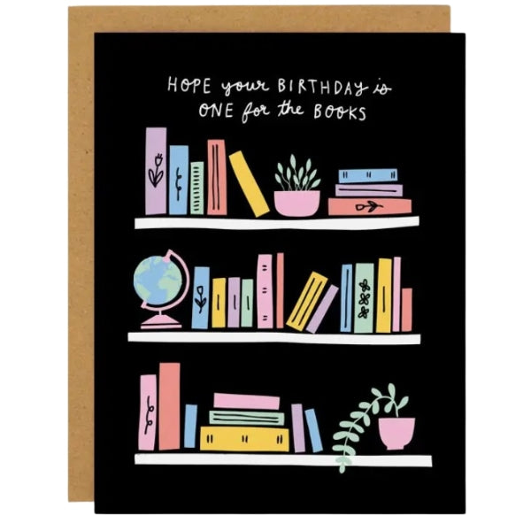 One For The Books Birthday Card