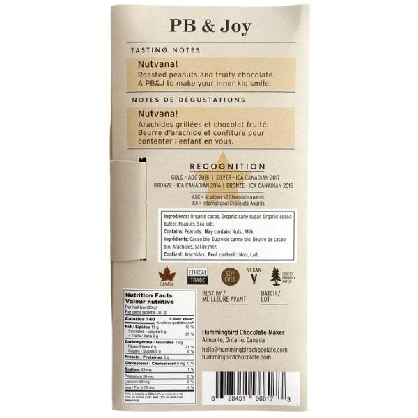 PB & Joy Chocolate Bar