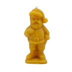 Bougie en cire d'abeille du Père Noël