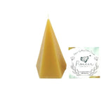 Bougie pyramidale en cire d'abeille