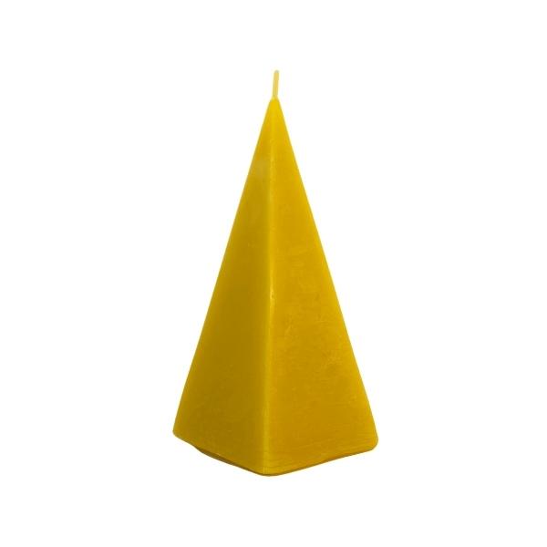 Bougie pyramidale en cire d'abeille