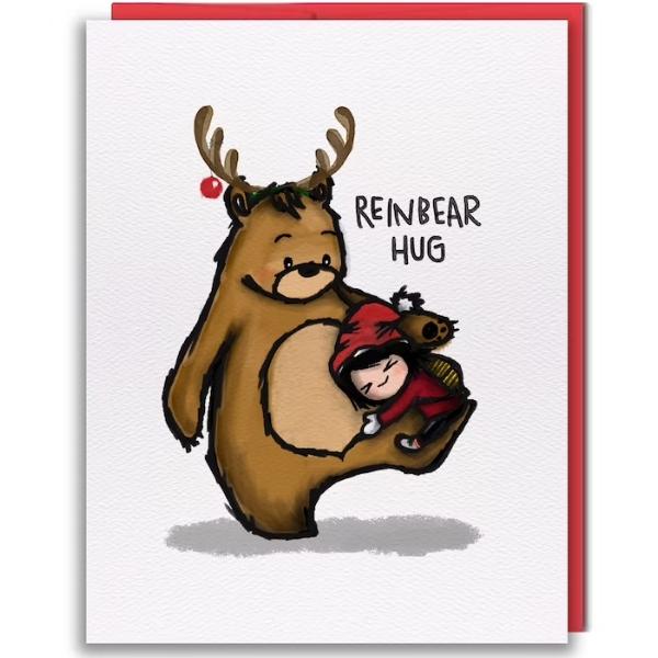 Reinbear Hug Card - Maker House Co.