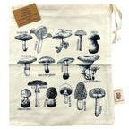 Reusable Fabric Produce/Gift Bag - Mushrooms