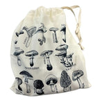 Reusable Fabric Produce/Gift Bag - Mushrooms