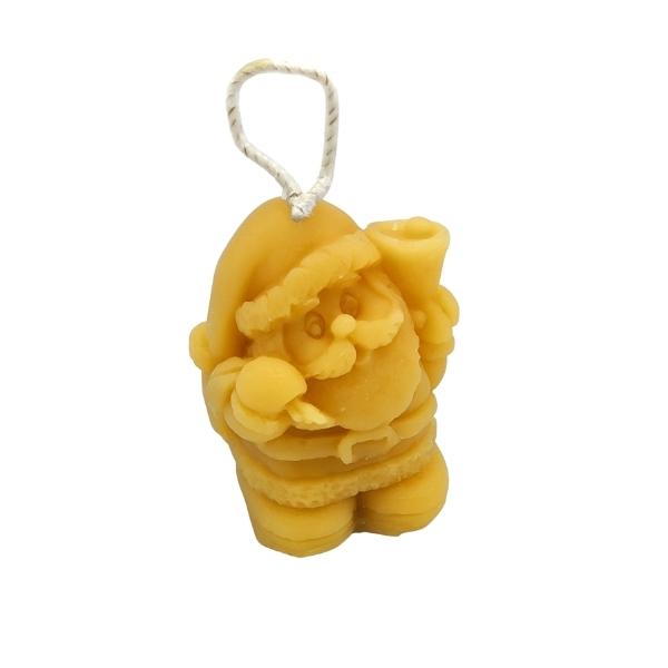 Décoration en cire d'abeille du Père Noël