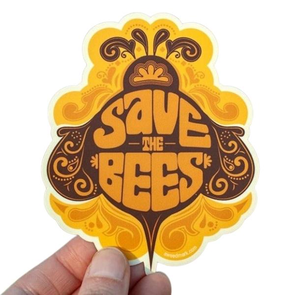 Save The Bees Vinyl Sticker