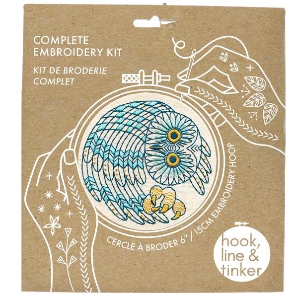 Kit de broderie de hibou de scie