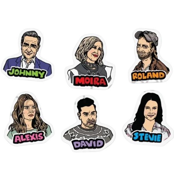 Schitts Creek Sticker 6 Pack