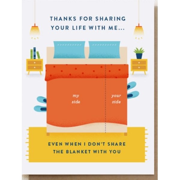 Sharing the Blanket Love Card