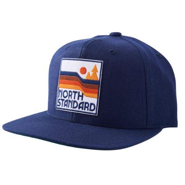 Adult Snapback Hat -Navy w/Waves