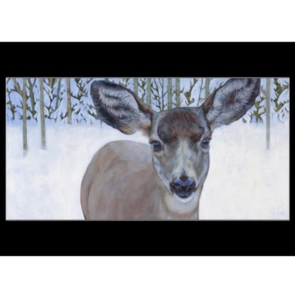 Snow Angel Deer Card