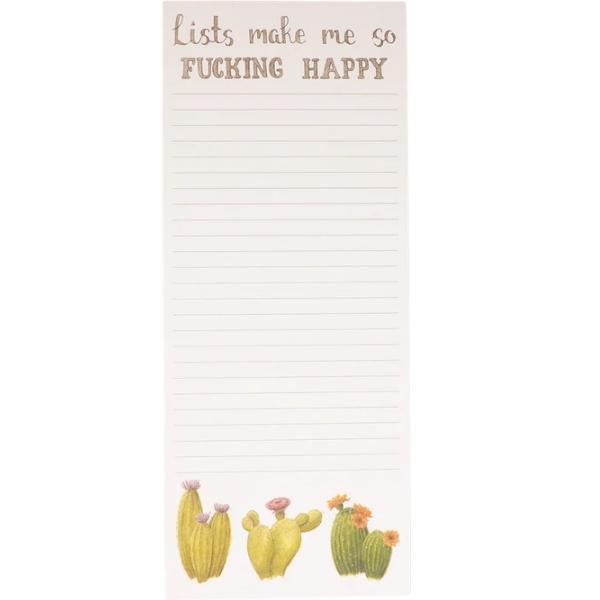 Tellement heureux bloc-notes