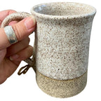 Mug Stein en Grès - Crème Mouchetée