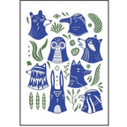 Animaux spirituels Carte postale