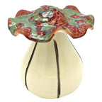 Stoneware Fruit Fly Trap - Earth Green/Brown Cap