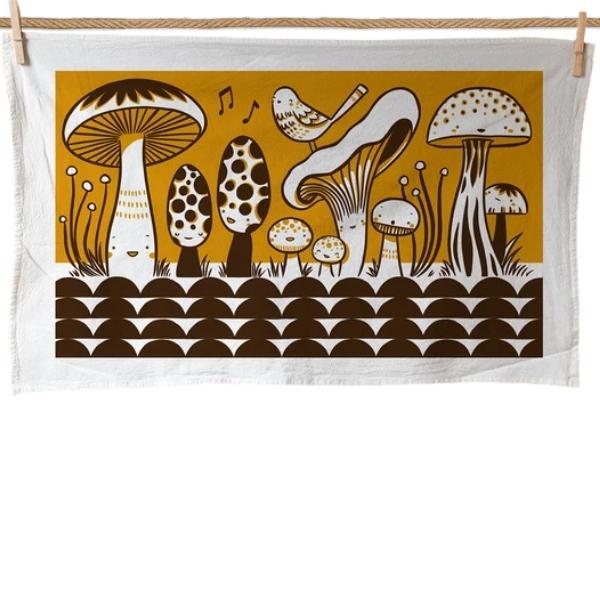 The Fabulous Fungus Among Us Tea Towel - Maker House Co.