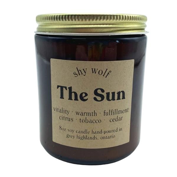 The Sun Tarot Inspired Candle