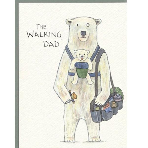 The Walking Dad Card