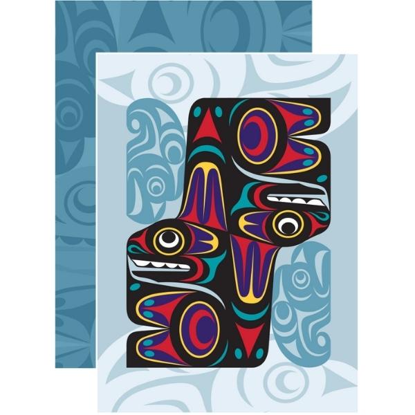 Carnet Thunderbird et Whale (Bleu)