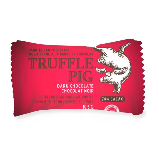 Single Truffle Piglet - Dark Chocolate