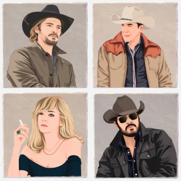 Dessous de verre de Yellowstone