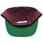 Adult Snapback Hat - Maroon w/Black Bear - North Standard Trading Post