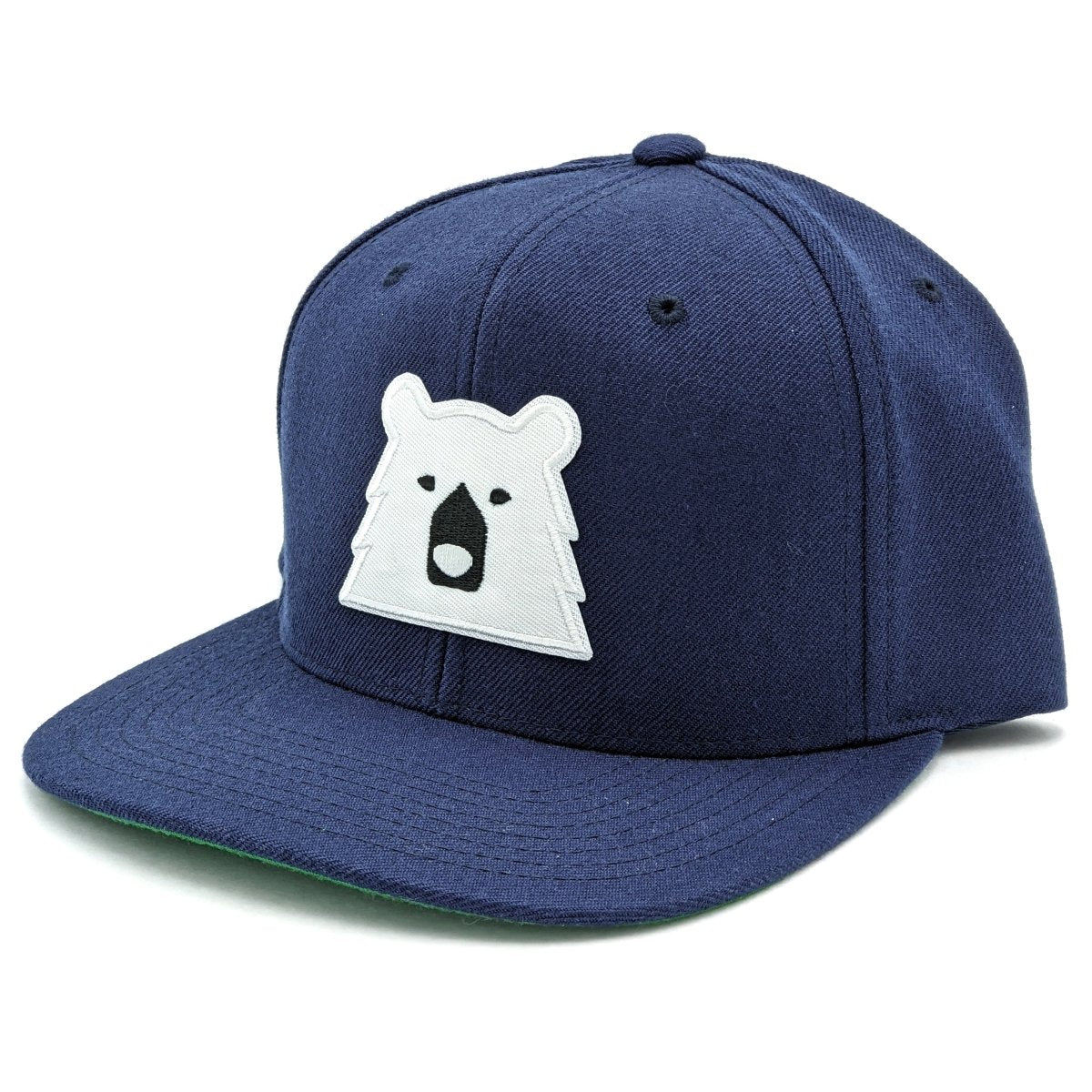 Adult Snapback Hat - Navy w/Polar Bear - North Standard Trading Post