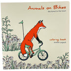 Animals on Bikes (Forest to Town) Colouring Book (Final Sale) - Amelie Legault