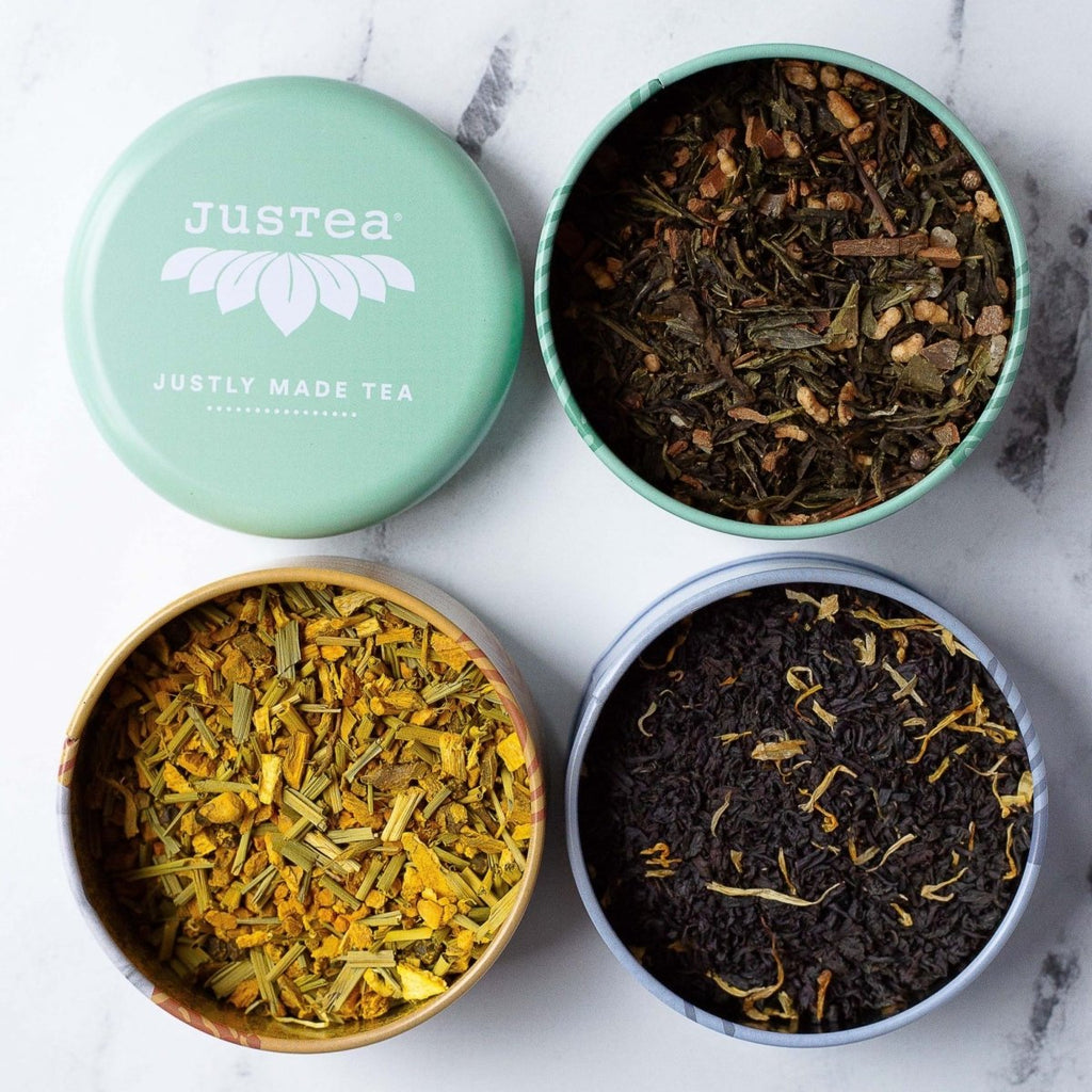 Assorted Tea Trio - Loose Leaf - JusTea