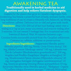 Awakening Herbal Tea - Algonquin Tea Company