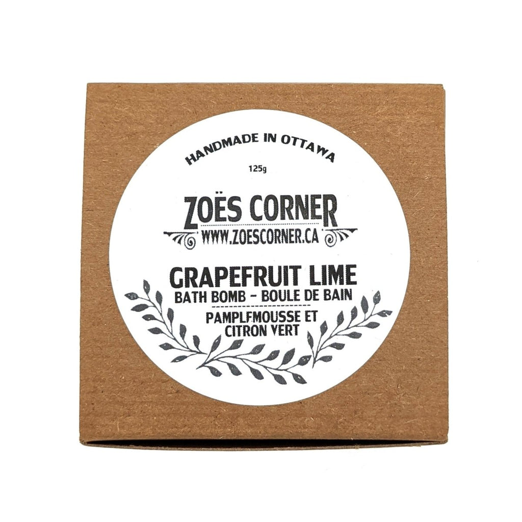Bath Bomb - Grapefruit Lime (Final Sale) - Zoe's Corner