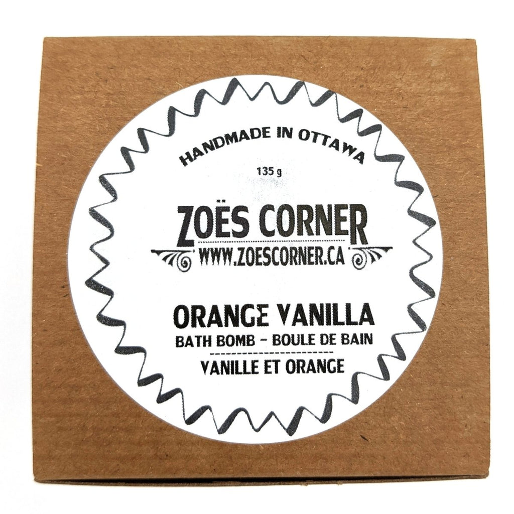 Bath Bomb - Orange Vanilla (Final Sale) - Zoe's Corner