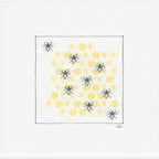 Bees Tea Towel - petits mots