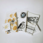 Birds Tea Towel - petits mots