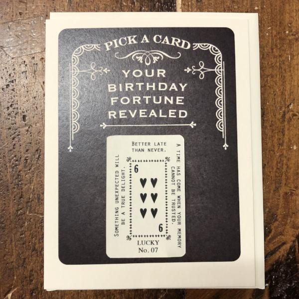 Birthday Fortune Card - The Regional Assembly of Text