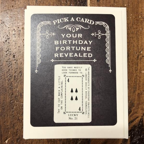 Birthday Fortune Card - The Regional Assembly of Text