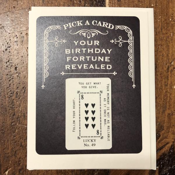 Birthday Fortune Card - The Regional Assembly of Text