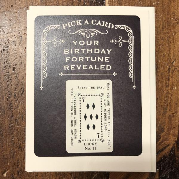 Birthday Fortune Card - The Regional Assembly of Text