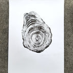 Black Log Print - Pine (18" x 24") - NaCoille