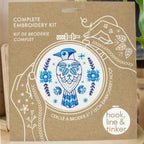 Kit de broderie Geai bleu
