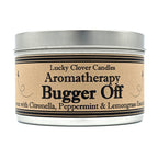 Bugger Off aromatherapy candle.