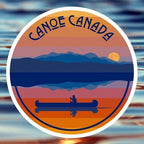 Canoe Canada Sticker - Damn Fine Prints