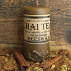 Chai Tea Beeswax Candle - Lucky Clover Candles