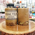 Chai Tea Beeswax Candle - Lucky Clover Candles