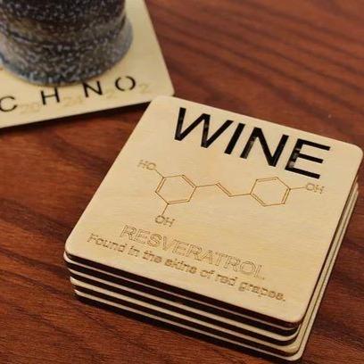 Chemistry Coaster - Wine - Masterpiece