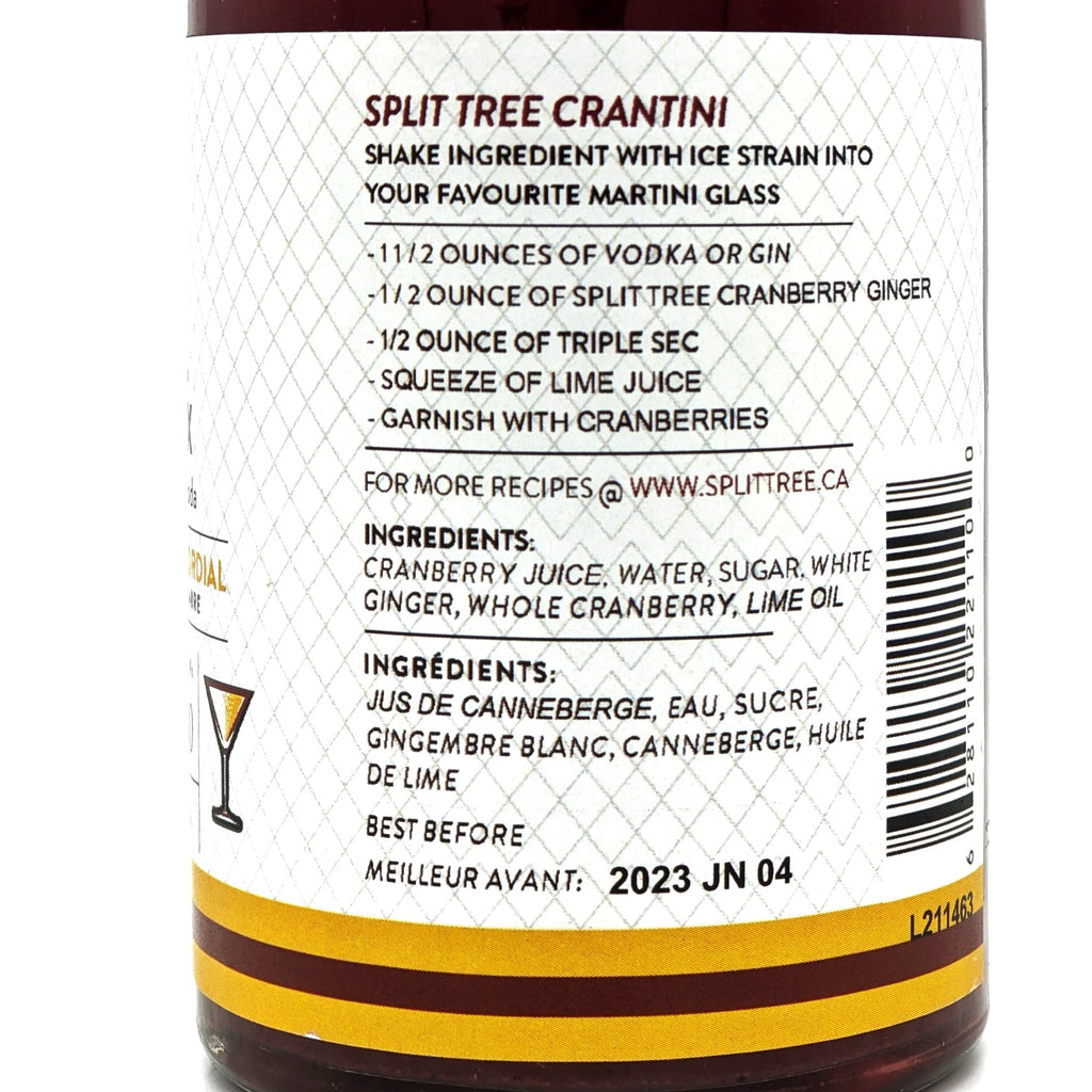 Cranberry Ginger Cordial