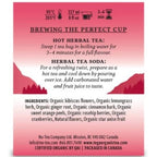 Organic Cranberry Ginger Herbal - Tea Bags